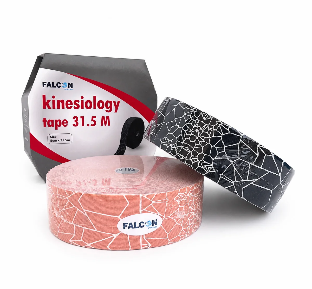 Falcon Painted Cotton Fabric Kinesiology Tape